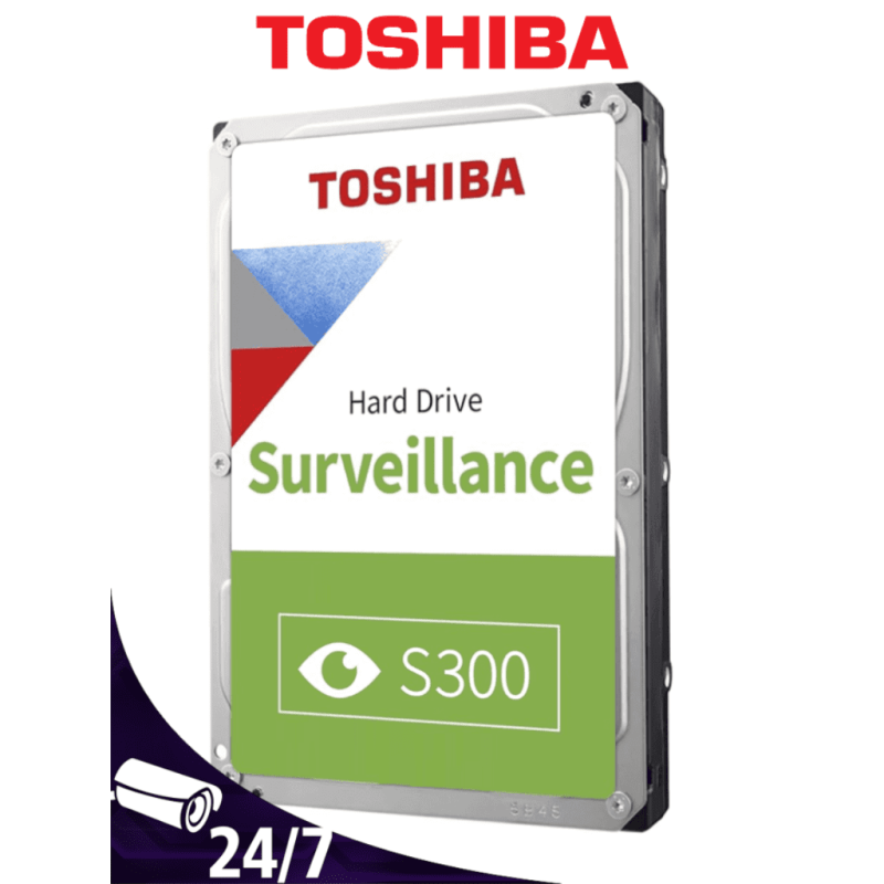 Disco duro Toshiba S300 2TB 3.5 SATA 5400RPM Videodigilancia 64 Cámaras HDWT720UZSVA