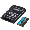 Memoria Kingston Micro SDXC Canvas Go Plus 64GB UHS-I U3 V30 A2 Clase 10 C/Adaptador SDCG3/64GB