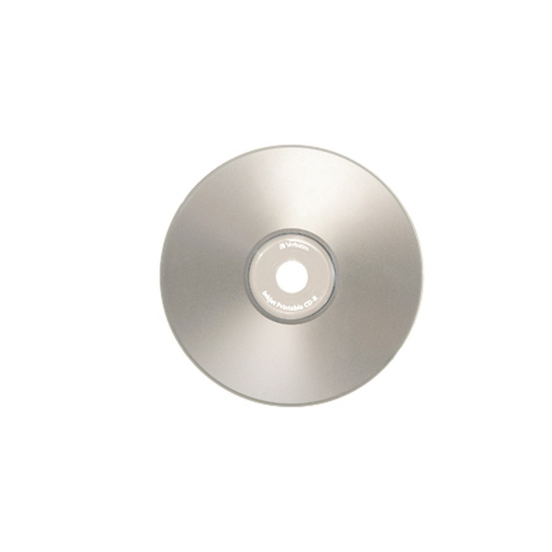 Disco VERBATIM CD-R 52X 80MIN 700MB Imprimible Plata C/50 95005