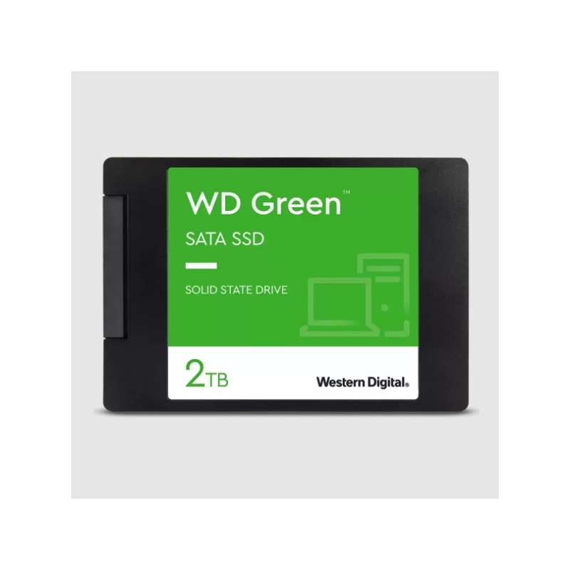 S WESTERN DIGITAL WDS200T2G0A Disco Estado Solido WD Green 2TB Serial ATA III 2.5 7mm WDS200T2G0A