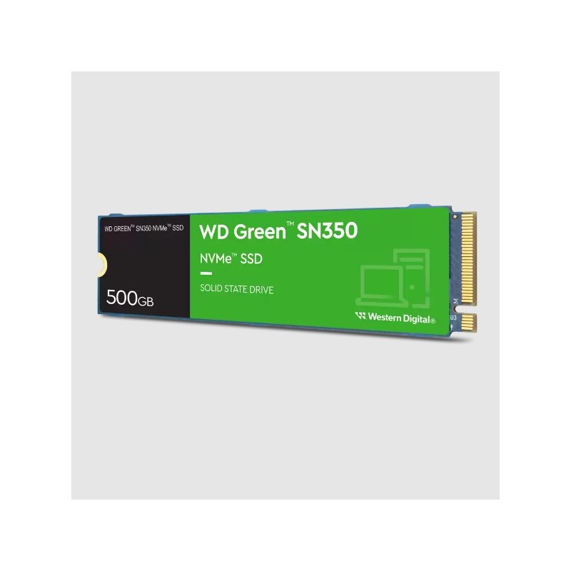 UNIDAD SSD M.2 WD 500GB WDS500G2G0C GREEN SN350 PCIE 3.0 NVME 2280