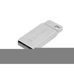 Memoria USB VERBATIM Metal Flash 32 GB - Plata 98749