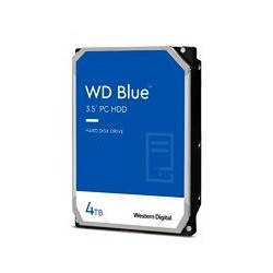 Disco Duro Interno Western Digital Blue 4TB 3.5 5400RPM SATA lll 6Gbit/s Cache 256MB para PC WD40EZAX