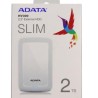 DISCO DURO ADATA 2TB HV300 SLIM BLANCO 3.1 AHV300-2TU31-CWH