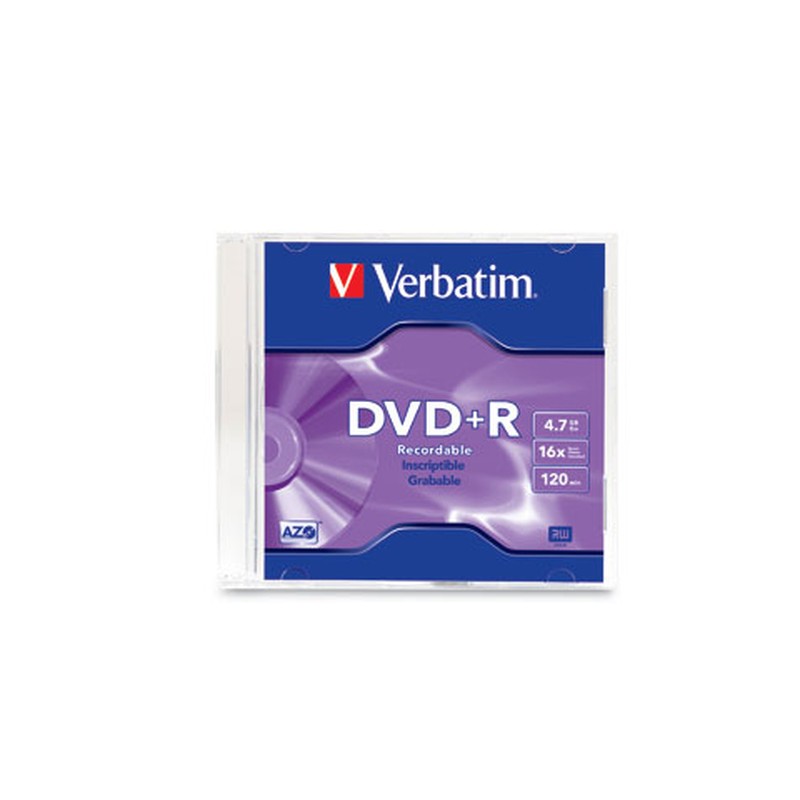 DVDR Verbatim 4.7GB 16X Single Slim Case 95059