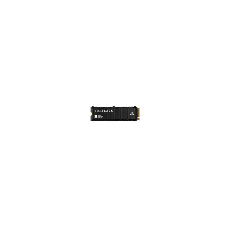 SSD Interno Western Digital Black SN850P 1TB M.2 NVMe PCIe 4.0 Lect 7300/6300 MBs con Disipador para Consola PS5 WDBBYV0010BNC-W