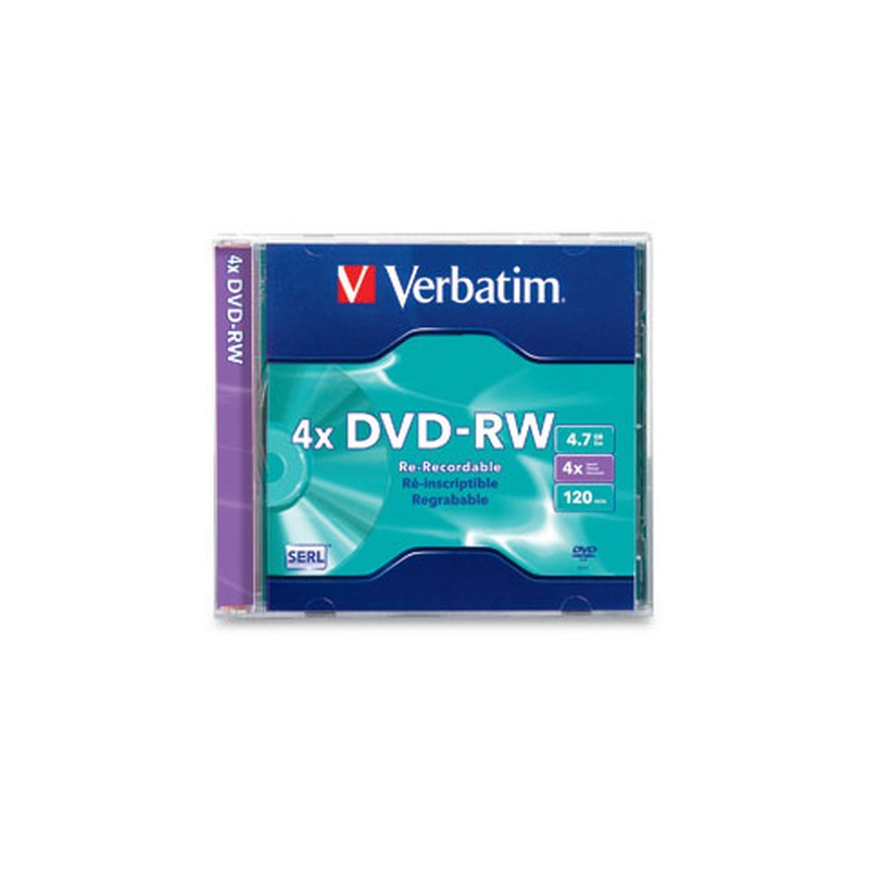 DVD-RW Verbatim 4.7GB DL4X Single Jewel Case 94836