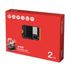 SSD ADATA GAMMIX S55 Unidad De Estado Sólido XPG GAMMIX S55 2TB PCIe Gen4 X4 M.2 2230 SGAMMIXS55-2T-C