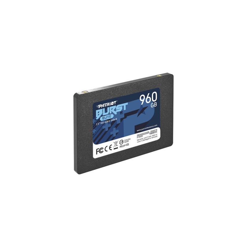 UNIDAD SSD 2.5 PATRIOT 960GB PBE960GS25SSDR BURST ELITE SATA3 7MM 3D NAND