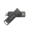 Memoria USB SanDisk iXpand Flash Drive Luxe 64GB USB-C 3.1 Gen 1 Color Negro para iPhone y iPad SDIX70N-064G-GN6NN SDIX70N-064G-